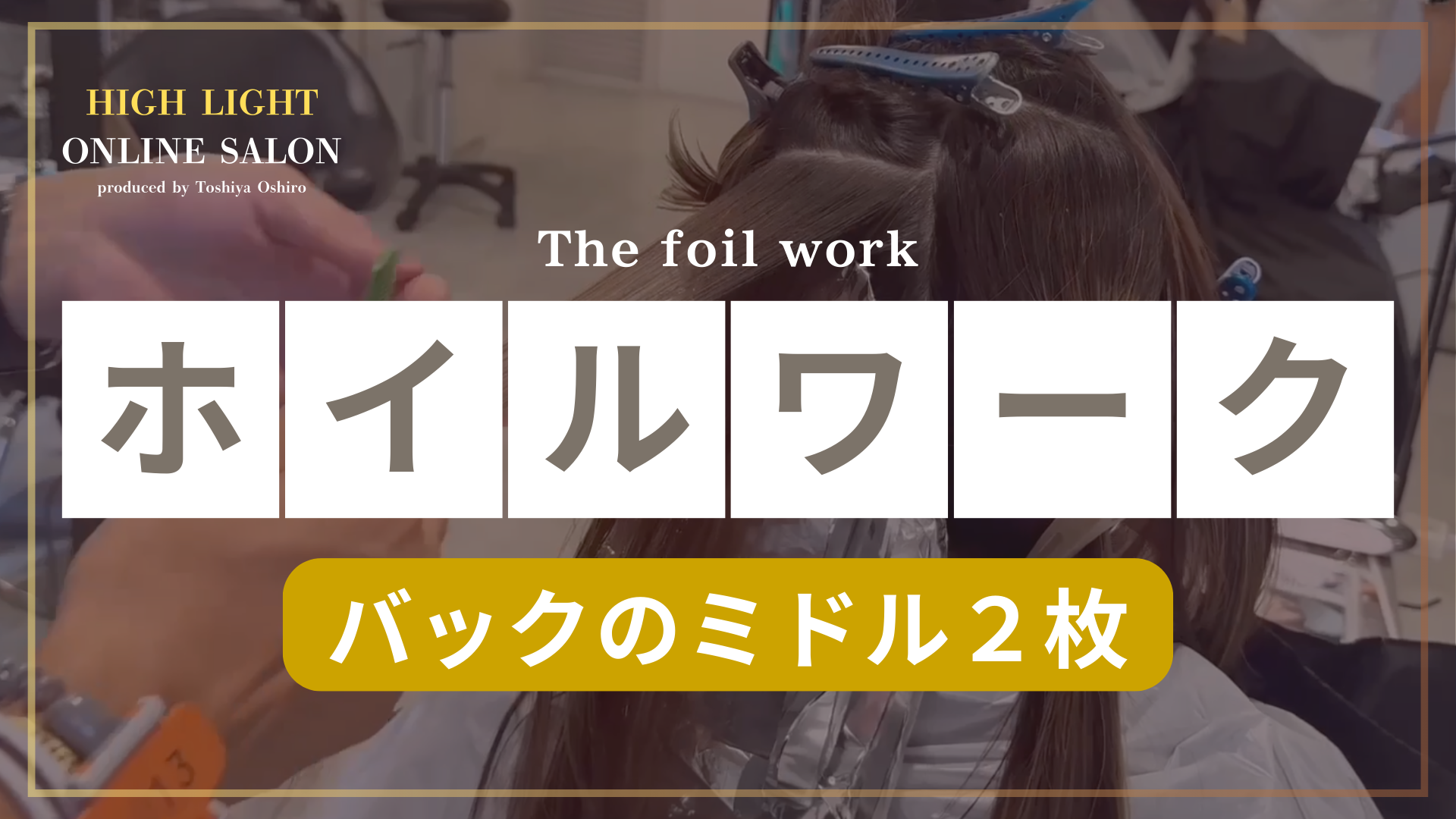 ホイルワーク バックのミドル２枚